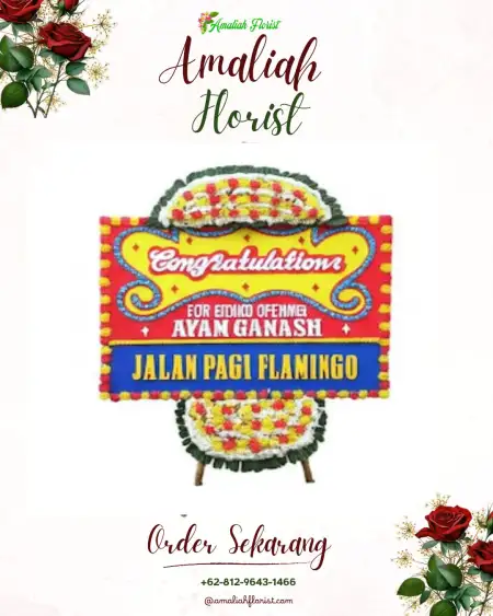 Sewa Papan Bunga Ketawang